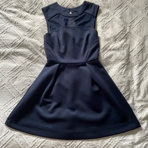 Navy blue semi formal dress